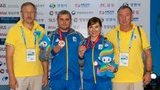 Українці Костевич та Омельчук посіли третє місце на чемпіонаті світу з кульової стрільби в Південній Кореї. ФОТО