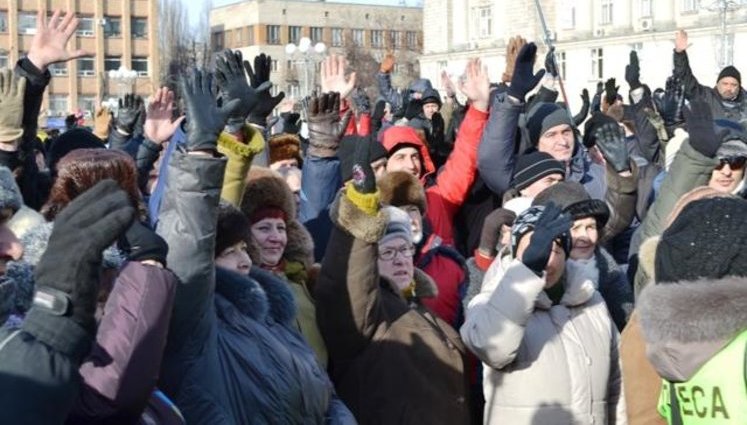 В Черкассах создали Народную Раду и дали Тулубу сутки на добровольную отставку. ФОТОрепортаж+ВИДЕО