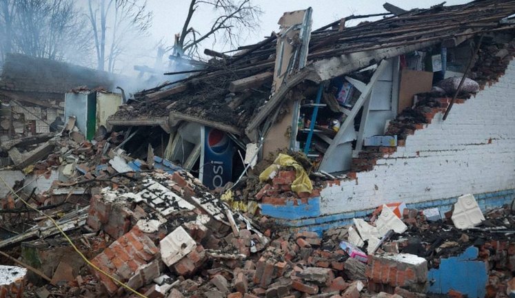 Two dead and two injured: Russians dropped KAB on shop in Sumy region. PHOTO