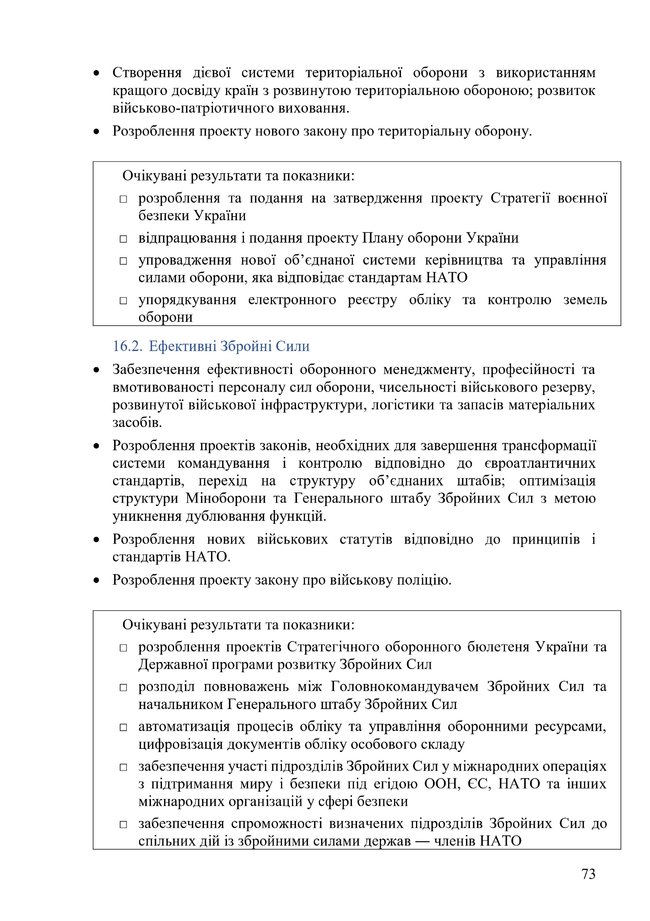 Кабмін опублікував новий проєкт програми своєї діяльності 73