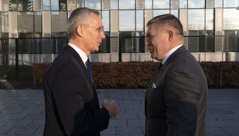 Stoltenberg met with Fico in Brussels. They talked about Ukraine 03