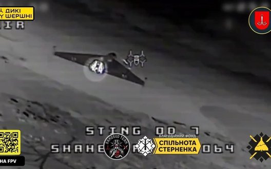 Пілоти 11-ї бригади НГУ дронами-перехоплювачами 