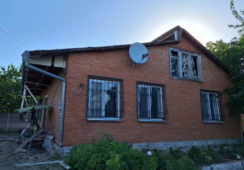 наслідки обстрілу Нікополя