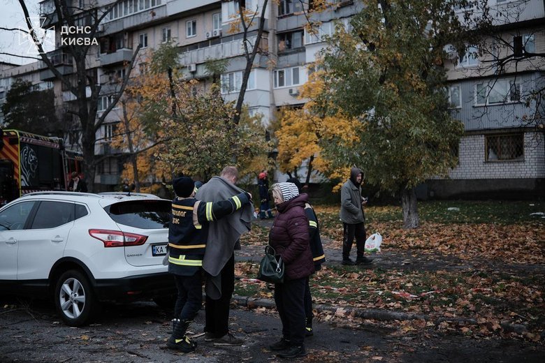 Київ після обстрілу 26 жовтня