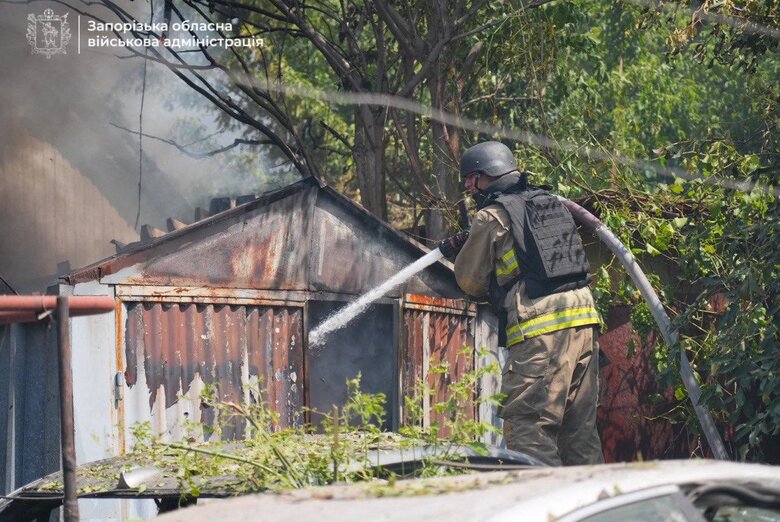 Запоріжжя після обстрілу