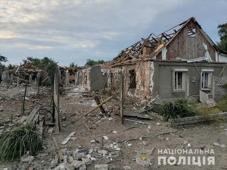 Последствия ударов рашистов по Запорожской области 07