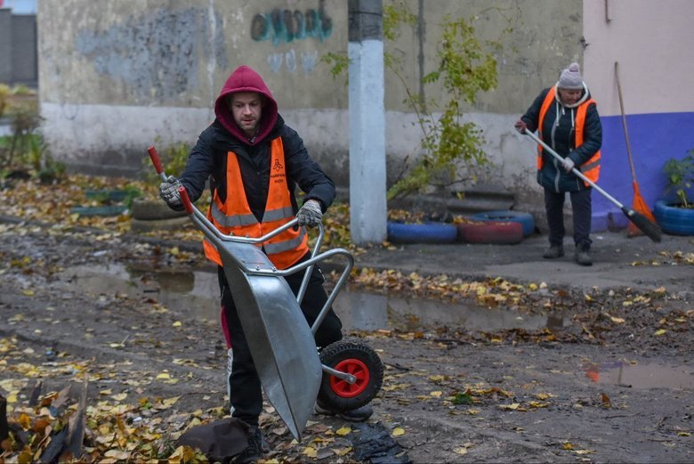 Российская атака на Каменское