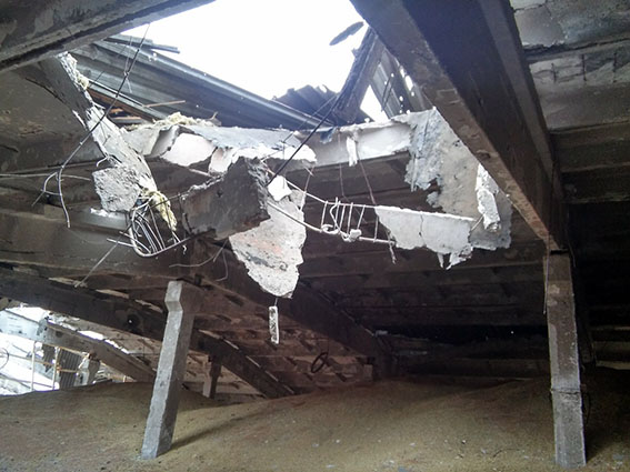 обстрел разрушения