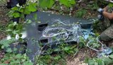 В Голосеевском районе Киева обнаружили обломки российской "Герани-4" с остатками взрывчатки. ВИДЕО