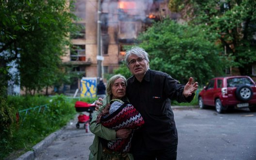 Київ після масованого ракетного удару РФ. ФОТОрепортаж
