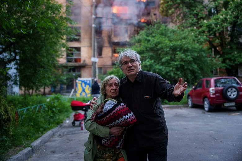 Київ після обстрілу