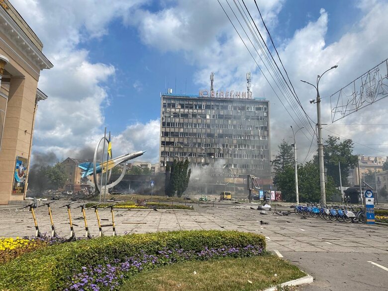 Consequences of Russian occupiers missile attack on Vinnytsia 03