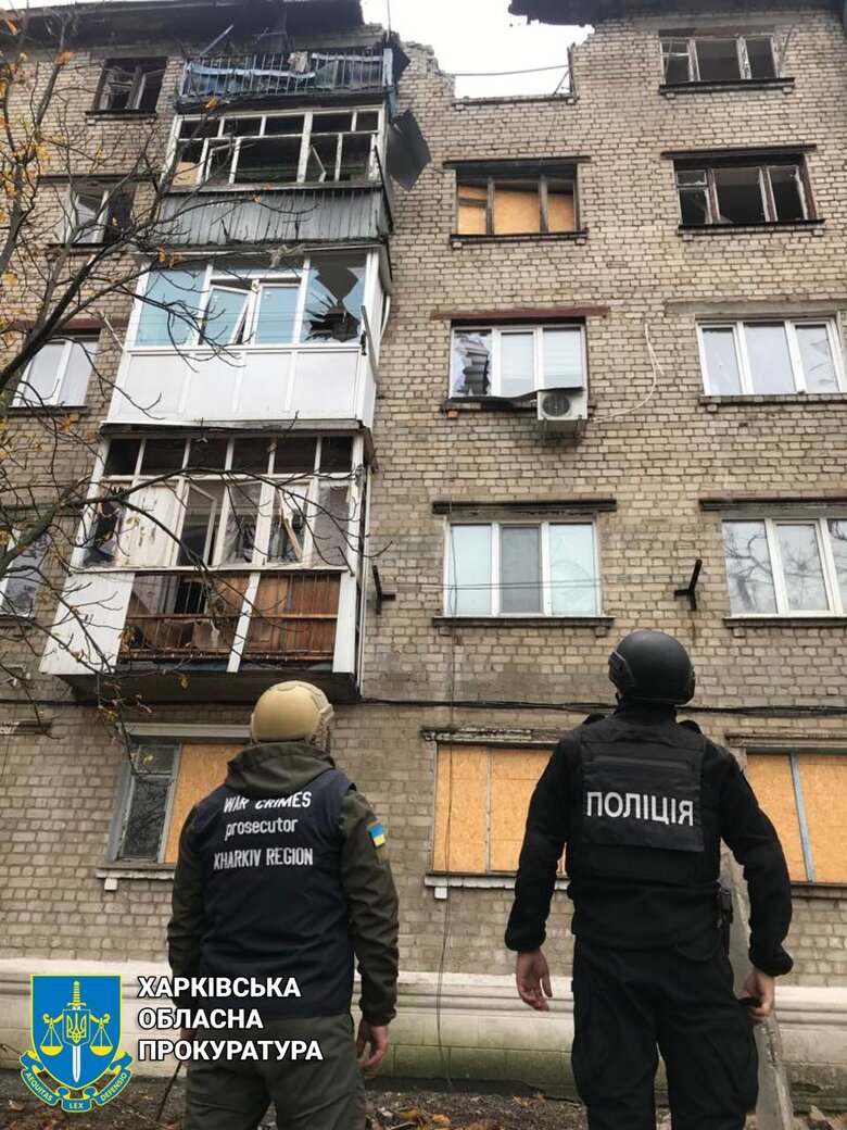 Consequences of Russian artillery shelling in Kupiansk region: houses, cars, and music school were damaged 05