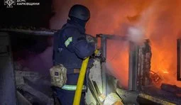 Kharkiv region after shelling