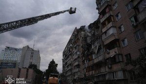 Thirty buildings have been significantly damaged as result of Russian Federation’s attack on Kyiv, and 500 people have already been evacuated from Vyshneve, - Klymenko. PHOTOS