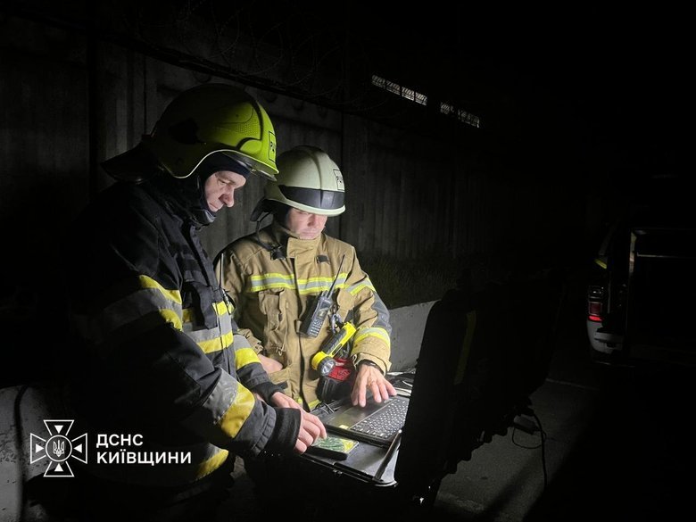 Shelling of warehouses in the Boryspil district
