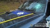 Щонайменше 200 копачів бурштину в балаклавах і з кийками пошкодили три поліцейські автомобілі на Рівненщині. ФОТО