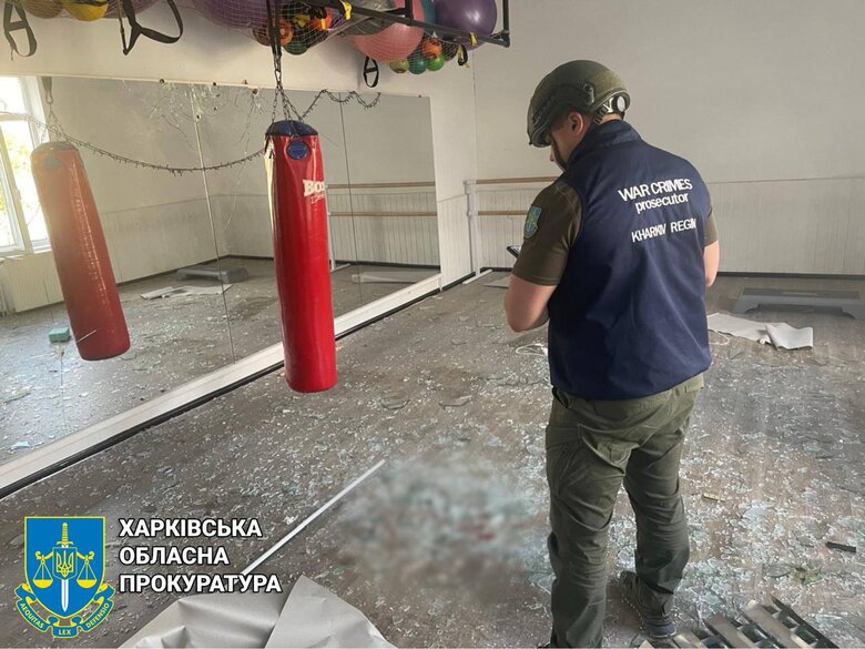 Наслідки авіаудару РФ по Дергачах