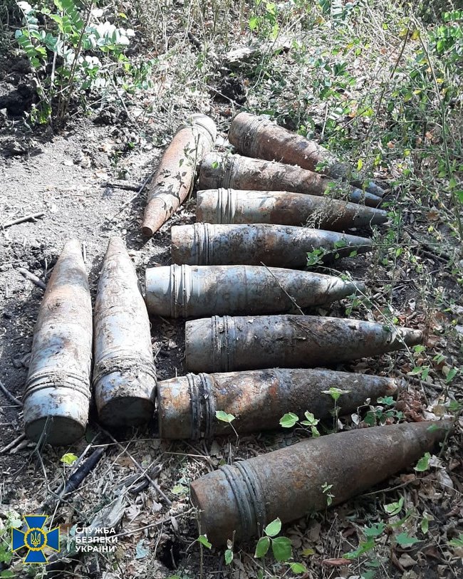 Схованку з 16 артснарядами виявлено на Луганщині, - СБУ 03