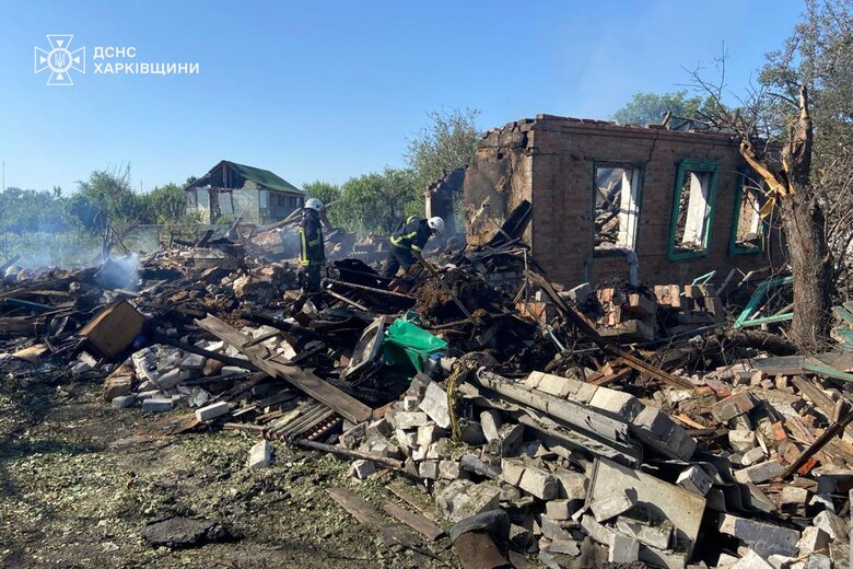 наслідки обстрілу Борової