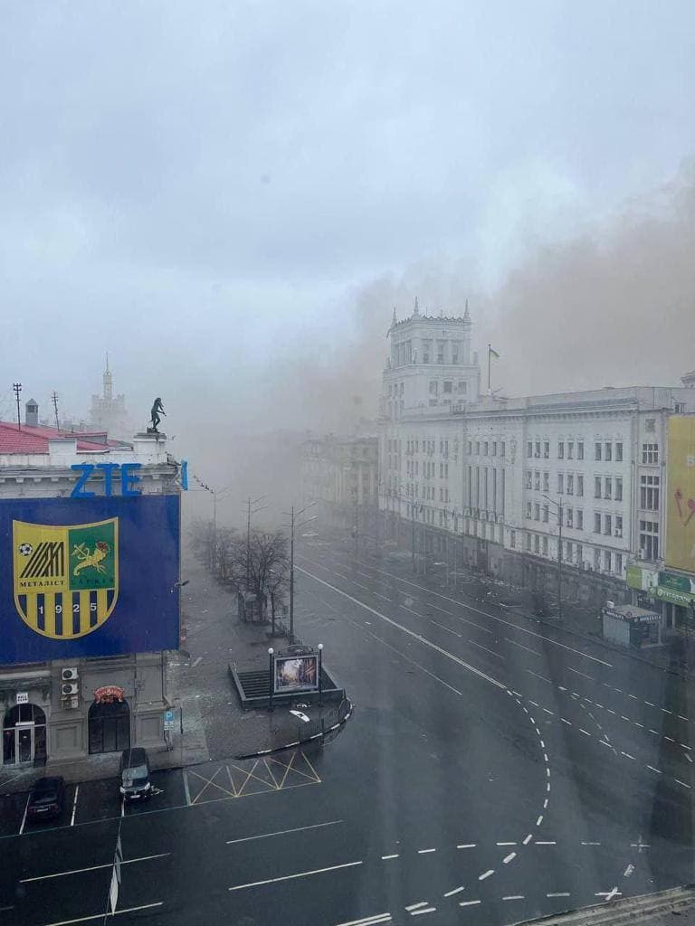 Російська крилата ракета влучила в будівлю міськради в Харкові, - Геращенко 01