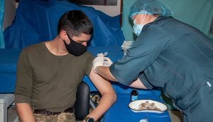 Полный курс вакцинации получили 85% военнослужащих ВСУ