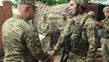 Хомчак відвідав зону ООС і вручив нагороди військовослужбовцям, які виконують завдання на передовій, - Міноборони. ФОТОрепортаж