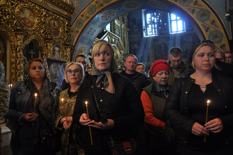 Farewell to cyborg paratrooper of 95th Brigade Ruslan Borovik, who died in battles with Russian occupiers in east, said goodbye in Kyiv 31