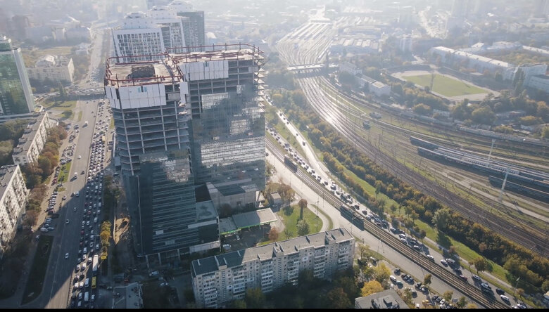 Недобудований хмарочос Sky Towers у Києві