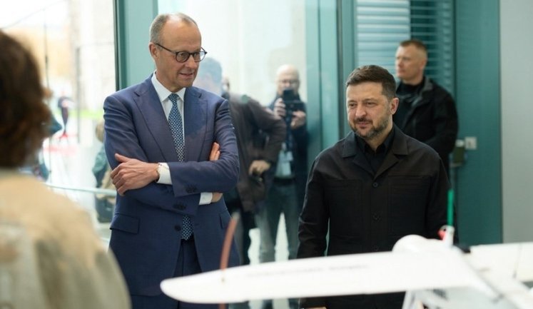 Joint Ukrainian-German drones were showcased in Berlin. PHOTO