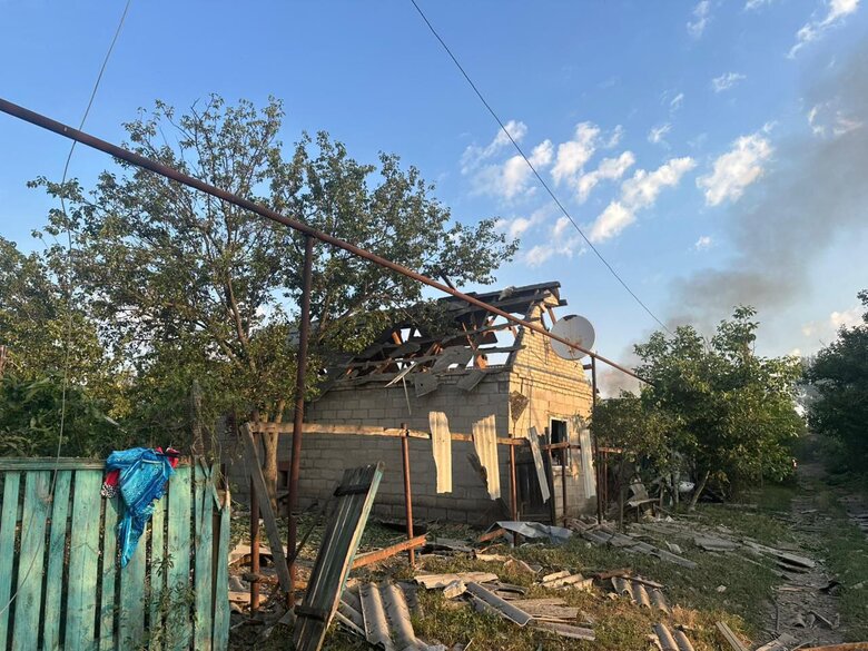 Наслідки обстрілу Донеччини