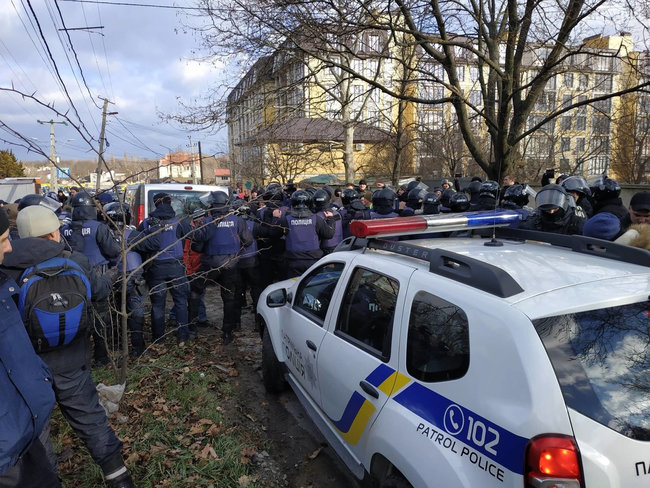 Руководителя одесского Автомайдана Устименко задержали на акции протеста против застройки парка 10