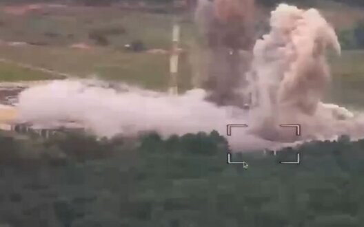 Two French HAMMER aerial bombs strike deployment point of occupying forces in northern Ukraine. VIDEO