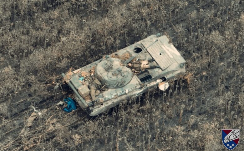 Sicheslav paratroopers continue to destroy enemy and his equipment 03