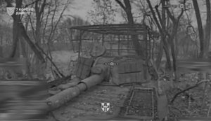 78-ма бригада ДШВ знищила САУ "Гвоздика" на Курщині. ВIДЕО