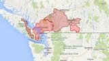канада карта canada map