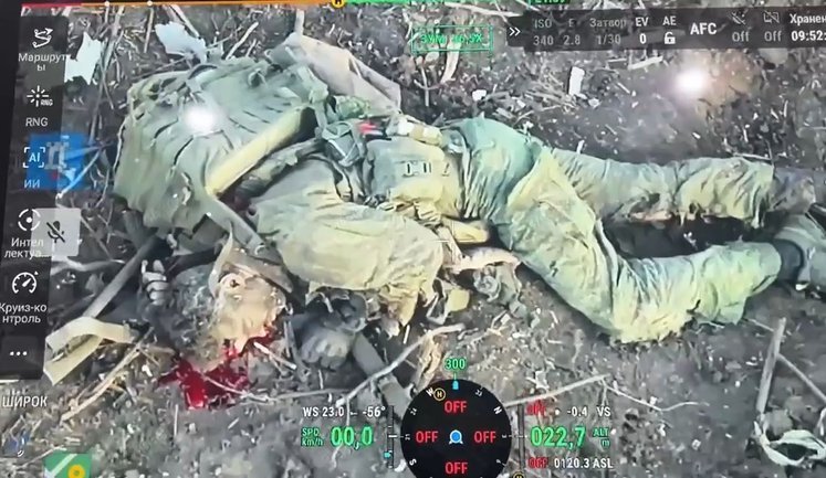 Українські військові ліквідували окупанта: ударом безпілотника відірвало голову. ВIДЕО 18+
