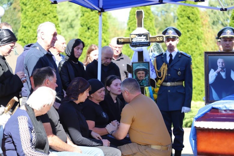 Farewell to pilot Oleksandr Borovyk