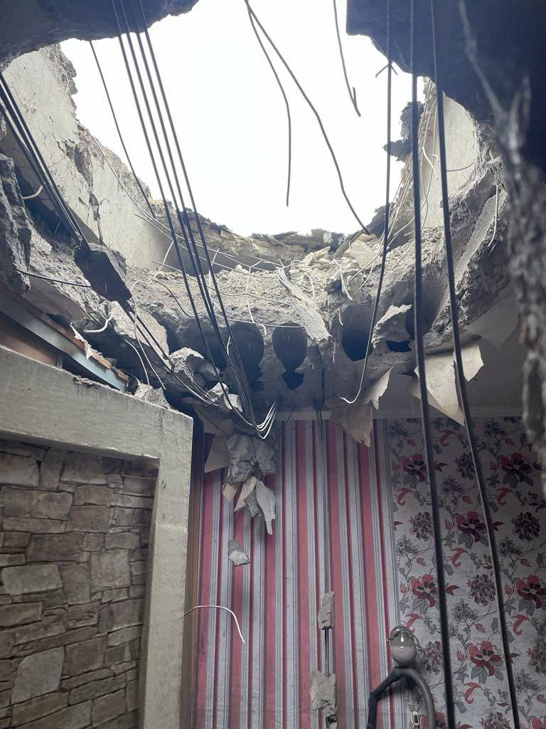 Shelling of Kurakhove: Russians hit private house and infectious department of city hospital 07