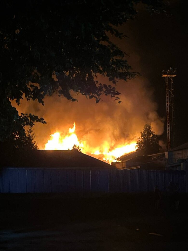 Пожежа у Курській області