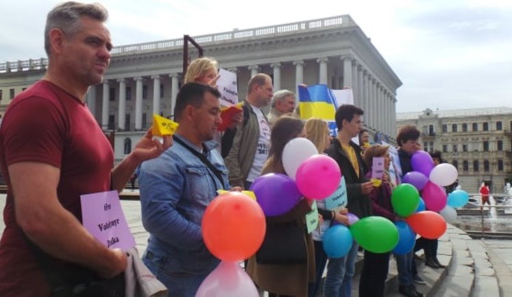 Rally in support of political prisoner Volodymyr Dudka held in Kyiv. VIDEO&PHOTOS