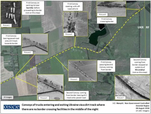 ОБСЕ на Донбассе зафиксировала перевозку боеприпасов из России для террористов 01