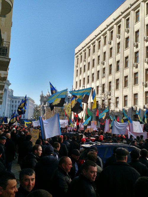 митинг шахтеры