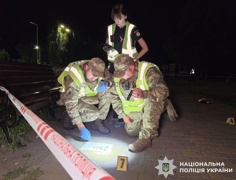 Взрыв гранаты в Киеве