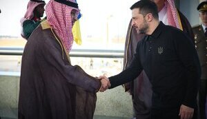 Zelenskyy and Ukrainian delegation arrive in Saudi Arabia - media. PHOTO