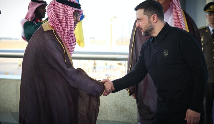 Zelenskyy and Ukrainian delegation arrive in Saudi Arabia - media. PHOTO