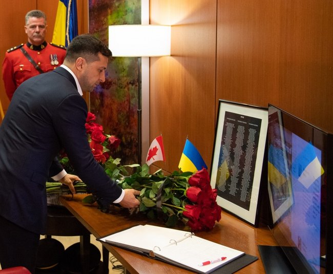 Zelenskyi commemorates Canadians killed in Boeing 737 crash 01 Zelenskyi commemorates Canadians killed in Boeing 737 crash 01