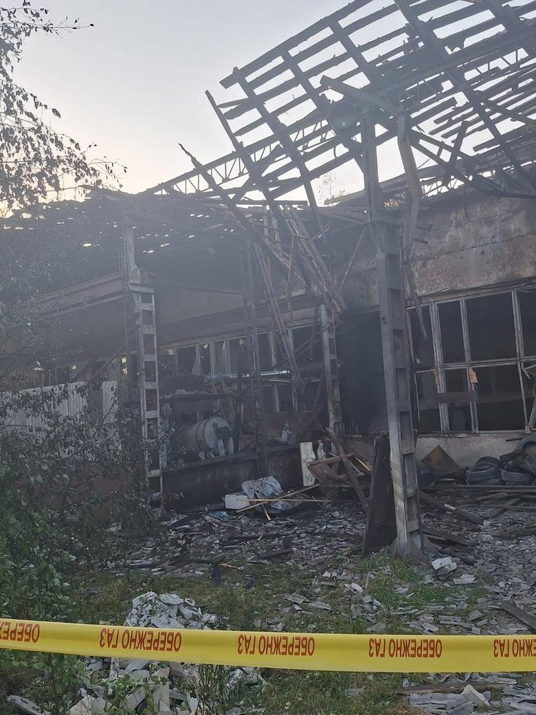 Зруйнований склад у Львові