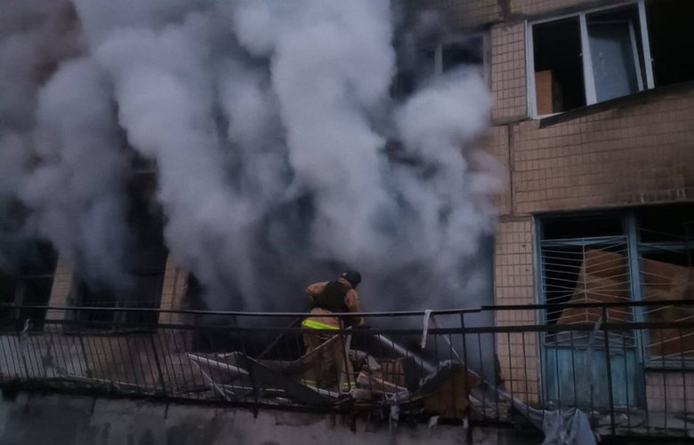 Никопольщина после обстрела 16 ноября