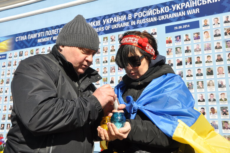 Memory of soldiers who died in war with Russian Federation since 2014 was commemorated in center of Kyiv 12